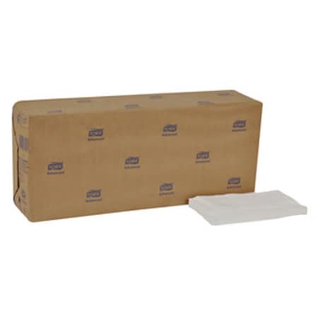 Tork 17 X 16.1 In. 1 By 8 Fold Tork Advanced Xtra Soft Dinner Napkin, 3-Ply, Bag-Pack, White NP7380A